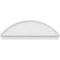 Ekena Millwork Segment Arch Sunburst Architectural Grade PVC Combination Pediment, 76"W x 25-7/8"H x 2-3/4"P PEDPC076X260SEG01 - alternate 3
